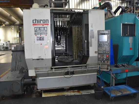 Used Chiron FZ 18 S Lean Fanuc mit 4. Achse CNC machining center for Sale (Auction Premium) | NetBid Industrial Auctions