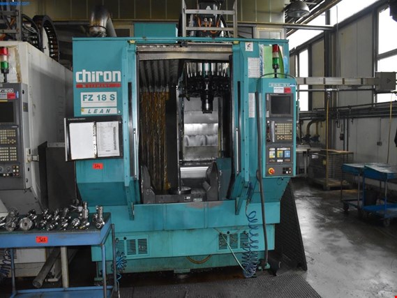 Used Chiron FZ 18 S Lean Fanuc CNC machining center for Sale (Trading Premium) | NetBid Industrial Auctions