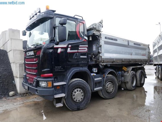 Used Scania G450 4-axle three-way tipper for Sale (Auction Premium) | NetBid Industrial Auctions