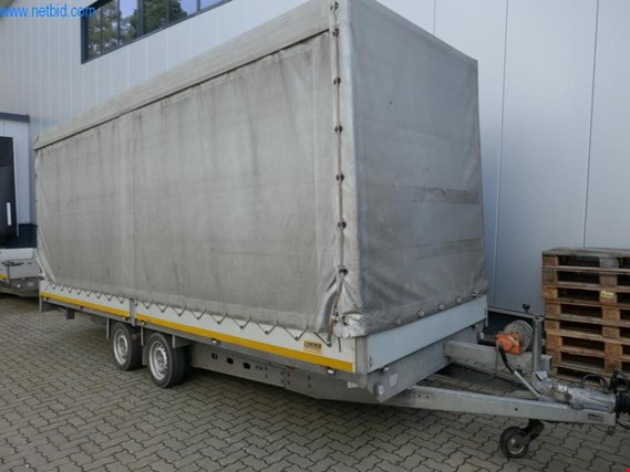 Used Eduard 4 Double axle / tandem car trailer for Sale (Auction Premium) | NetBid Industrial Auctions
