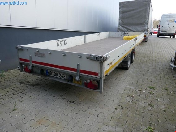 Used Eduard 4 Double axle / tandem car trailer for Sale (Auction Premium) | NetBid Industrial Auctions