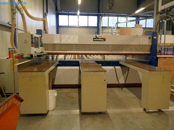 Used Schelling Anlagenbau GmbH FX-K430/430 horizontal panel sizing saw for Sale (Trading Premium) | NetBid Industrial Auctions