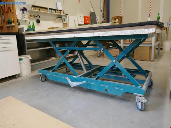 Used Reinhold Beck mobile scissors lift table for Sale (Auction Premium) | NetBid Industrial Auctions