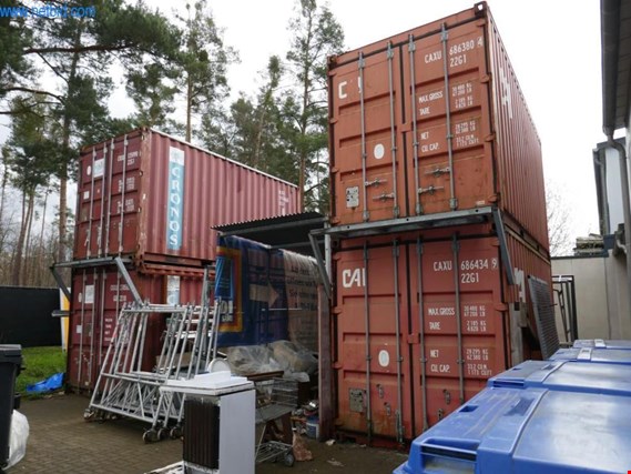 Used 4 20´ overseas container for Sale (Auction Premium) | NetBid Industrial Auctions