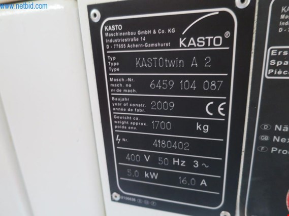 Kasto KASTOtwin A2 Sierra de cinta (Auction Premium) | NetBid España