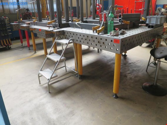 Used Demmeler Perforated welding table for Sale (Auction Premium) | NetBid Industrial Auctions