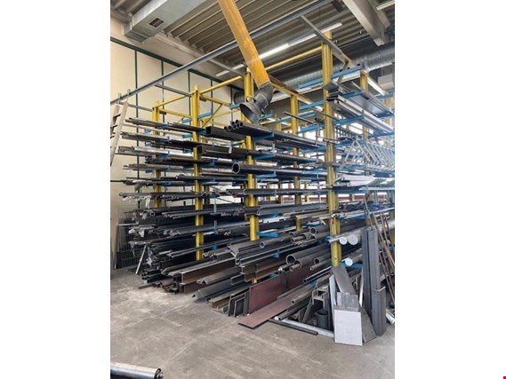 Used Long material cantilever storage rack for Sale (Auction Premium) | NetBid Industrial Auctions