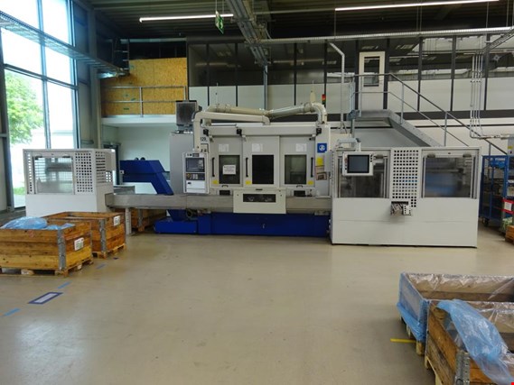 Used Pittler PV SL N1/2-2 2-spindle precision CNC vertical lathe (0129) for Sale (Trading Premium) | NetBid Industrial Auctions