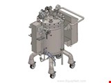 Raff And Grund 150L ANC Mobile Vessel Unused Stainless Steel Jacketed Vessel with Magnetic Driven Agitator