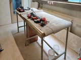 Workshop table + cabinets