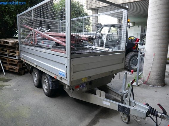 Used Agados 02B2 Tipper Double axle car trailer for Sale (Trading Premium) | NetBid Industrial Auctions