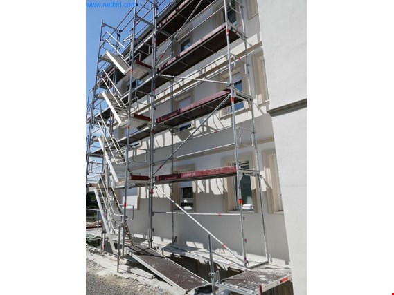 Layher Steel facade scaffolding gebruikt kopen (Auction Premium) | NetBid industriële Veilingen