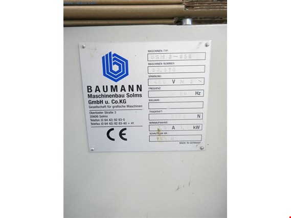 Baumann BSH3-650 Stack lifter (Auction Premium) | NetBid ?eská republika