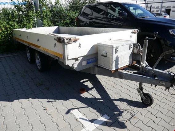 Used Eduards Trailor Factory BVBA PL2720 Double-axle car tandem trailer for Sale (Auction Premium) | NetBid Industrial Auctions
