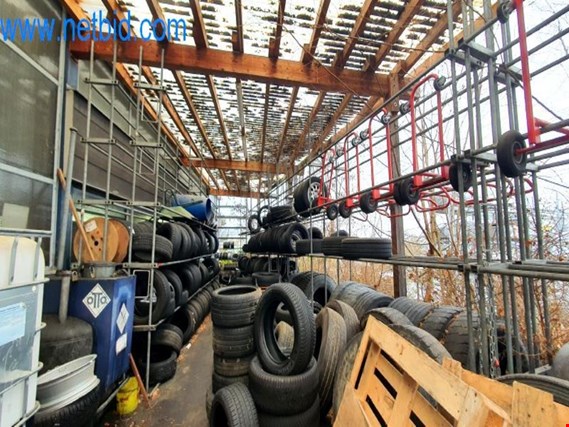 Used 35 lfm. Tire storage rack for Sale (Trading Premium) | NetBid Industrial Auctions
