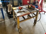 Mobile metal table