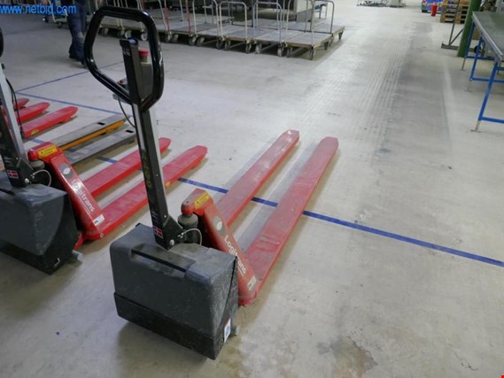 Used Logitrans EHL1004 Electro-hydraulic scissor lift truck for Sale (Auction Premium) | NetBid Industrial Auctions