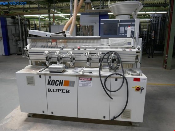 Used Koch Sprint-PTP-2 Automatic milling, doweling and gluing machine (9966) for Sale (Trading Premium) | NetBid Industrial Auctions