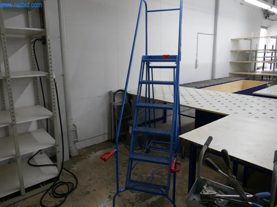 Used Fort Jason FGS780 6M Mobile platform ladder for Sale (Auction Premium) | NetBid Industrial Auctions