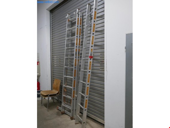 Used Hymer Aluminum trestle ladder for Sale (Auction Premium) | NetBid Industrial Auctions