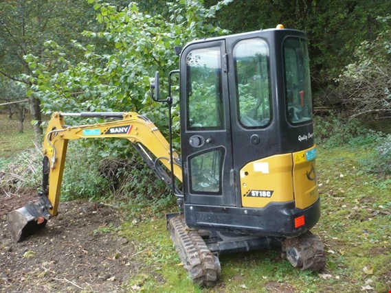 Used Sany SY18C Mini excavator for Sale (Trading Premium) | NetBid Industrial Auctions