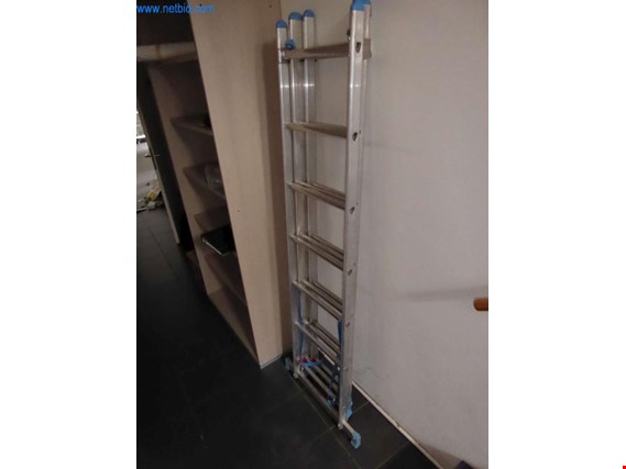 Used Aluminum telescopic ladder for Sale (Auction Premium) | NetBid Industrial Auctions