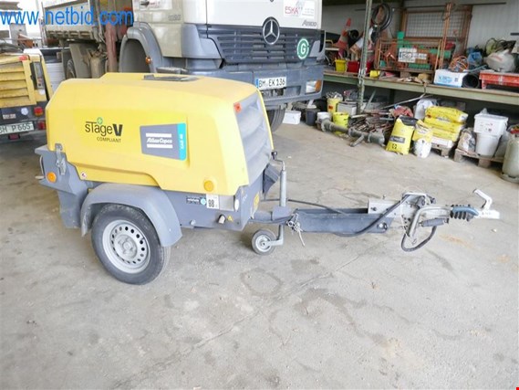 Used Atlas Copco XAS48 Mobile construction site compressor for Sale (Trading Premium) | NetBid Industrial Auctions