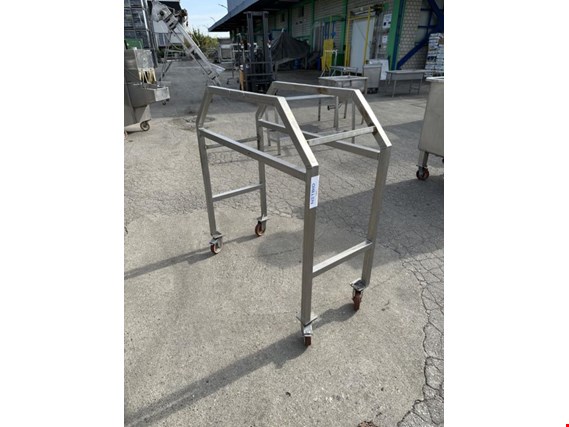 Used Stainless steel mobile platform on wheels for Sale (Auction Premium) | NetBid Industrial Auctions