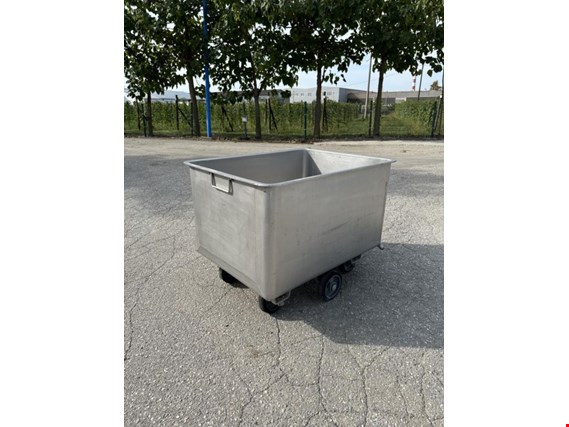 Used Stainless steel mobile tub on wheels for Sale (Auction Premium) | NetBid Industrial Auctions