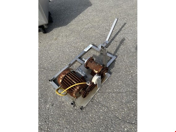 Roestvrijstalen frame - drager met geïntegreerde elektromotor en aparte versnellingsbak gebruikt kopen (Auction Premium) | NetBid industriële Veilingen