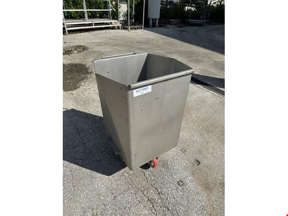 Used Stainless steel mobile tub on wheels for Sale (Auction Premium) | NetBid Industrial Auctions