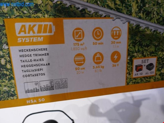 Stihl HSA 50.0 Set Akku-Heckenschere gebraucht kaufen (Trading Premium) | NetBid Industrie-Auktionen