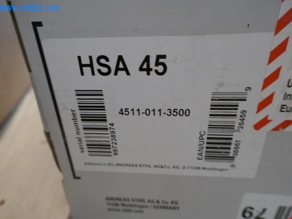 Stihl HSA 45 Akumulátorové nůžky na živý plot (Auction Premium) | NetBid ?eská republika