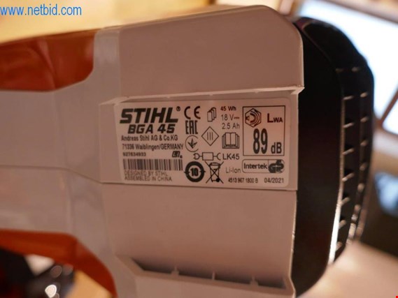 Stihl BGA 45 Draadloze bladblazer gebruikt kopen (Auction Premium) | NetBid industriële Veilingen