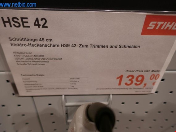 Stihl HSE 42 Elektrische heggenschaar gebruikt kopen (Trading Premium) | NetBid industriële Veilingen
