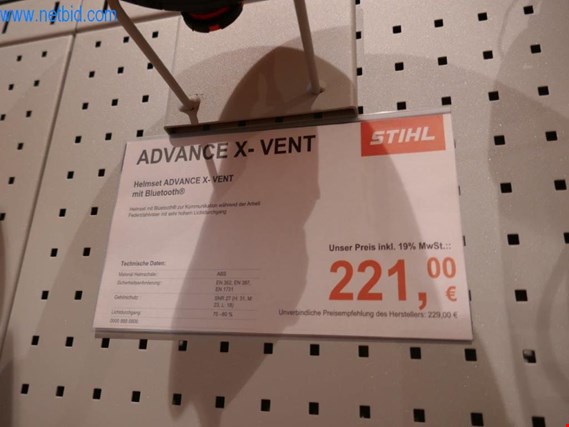Used Stihl Advance X-Vent Helmet set for Sale (Auction Premium) | NetBid Industrial Auctions