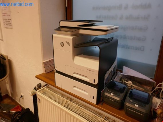 Used HP PageWide Pro MFP 477dw Multifunction laser printer for Sale (Auction Premium) | NetBid Industrial Auctions