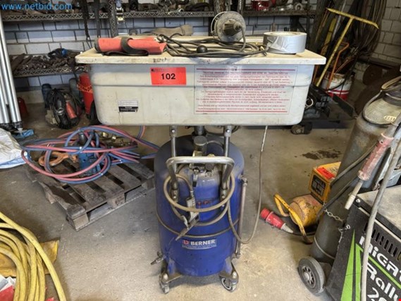 Used Berner Oil collecting trolley for Sale (Auction Premium) | NetBid Industrial Auctions