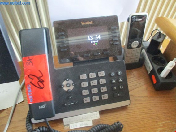 Used Yealink SIP-T54W 3 IP telephones - surcharge subject to reservation for Sale (Trading Premium) | NetBid Industrial Auctions