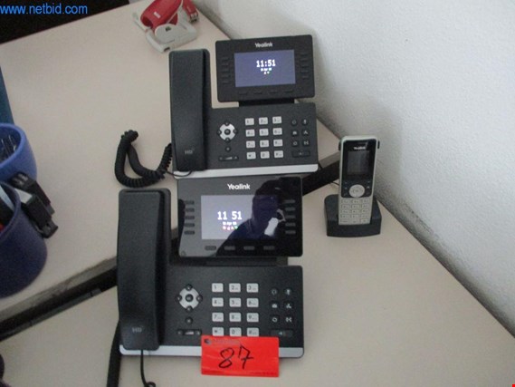 Used Yealink SIP-T54W 2 IP telephones - surcharge subject to reservation for Sale (Trading Premium) | NetBid Industrial Auctions