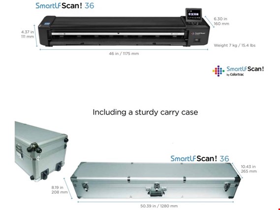 COLORTRAC SmartLF Scan! 36 Skaner A0 przenośny - Scanner A0 portable kupisz używany(ą) (Trading Standard) | NetBid Polska