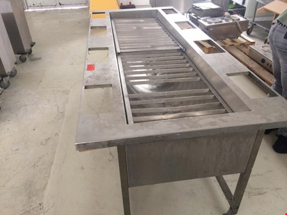 Stainless steel potato washing table (Auction Standard) | NetBid España