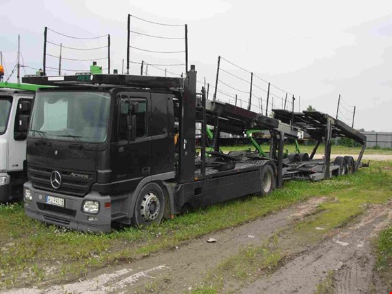 Used Mercedes + Kassbohrer ACTROS + APT 003 Truck and trailer for vehicle transportation for Sale (Auction Premium) | NetBid Industrial Auctions