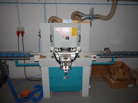 Used Hoffmann MS35-F Double mitre saw with rolling track for Sale (Auction Premium) | NetBid Industrial Auctions