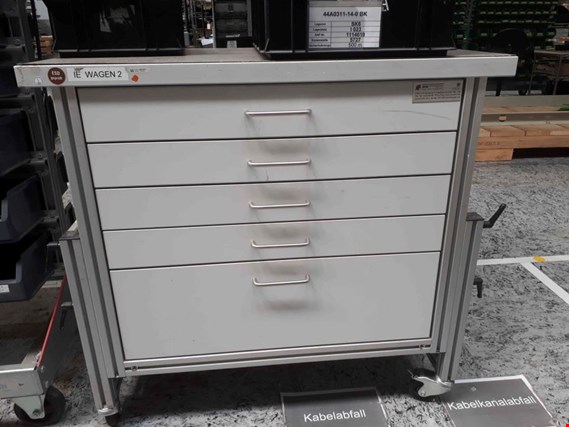 Used Bfm 8 Pcs Roller Tables With Drawers For Sale Auction