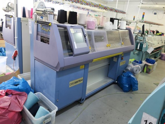 Used STOLL CMS 320 TC-C Knitting machine for Sale (Auction Premium) | NetBid Industrial Auctions