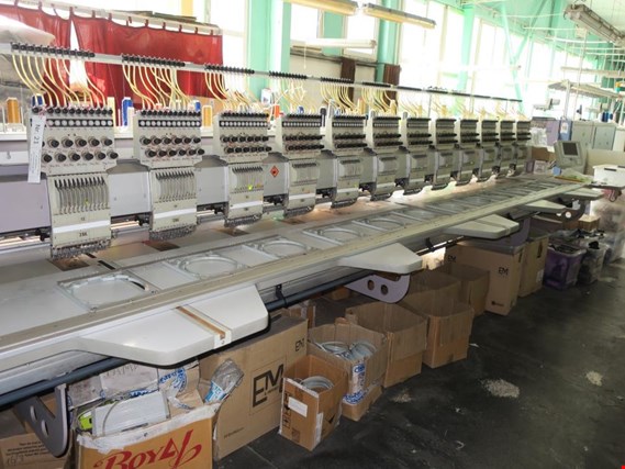 Used ZSK Stickmaschinen Gesellschaft LBFA 1212-400 Embroidery machine for Sale (Auction Premium) | NetBid Industrial Auctions