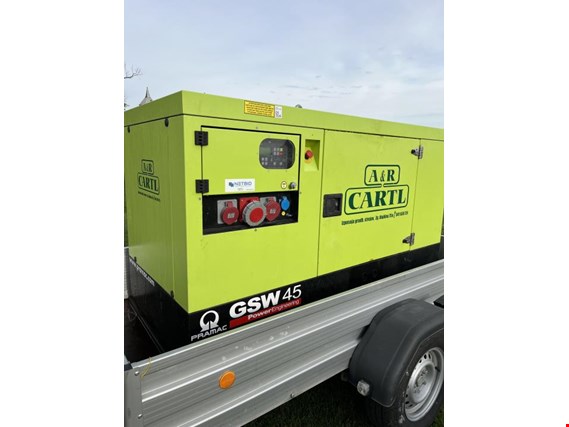 Used PRAMAC GSW 45 Diesel generator for Sale (Auction Premium) | NetBid Industrial Auctions