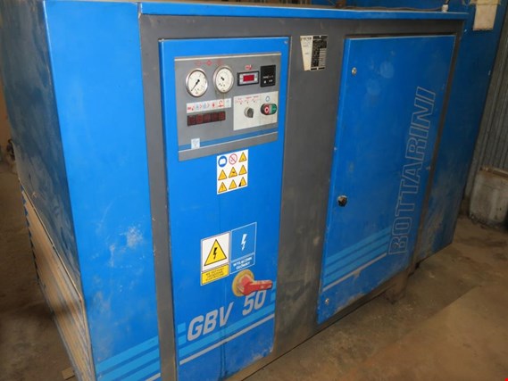 Used BOTTARINI GBV 50SS screw compressor for Sale (Auction Premium) | NetBid Industrial Auctions